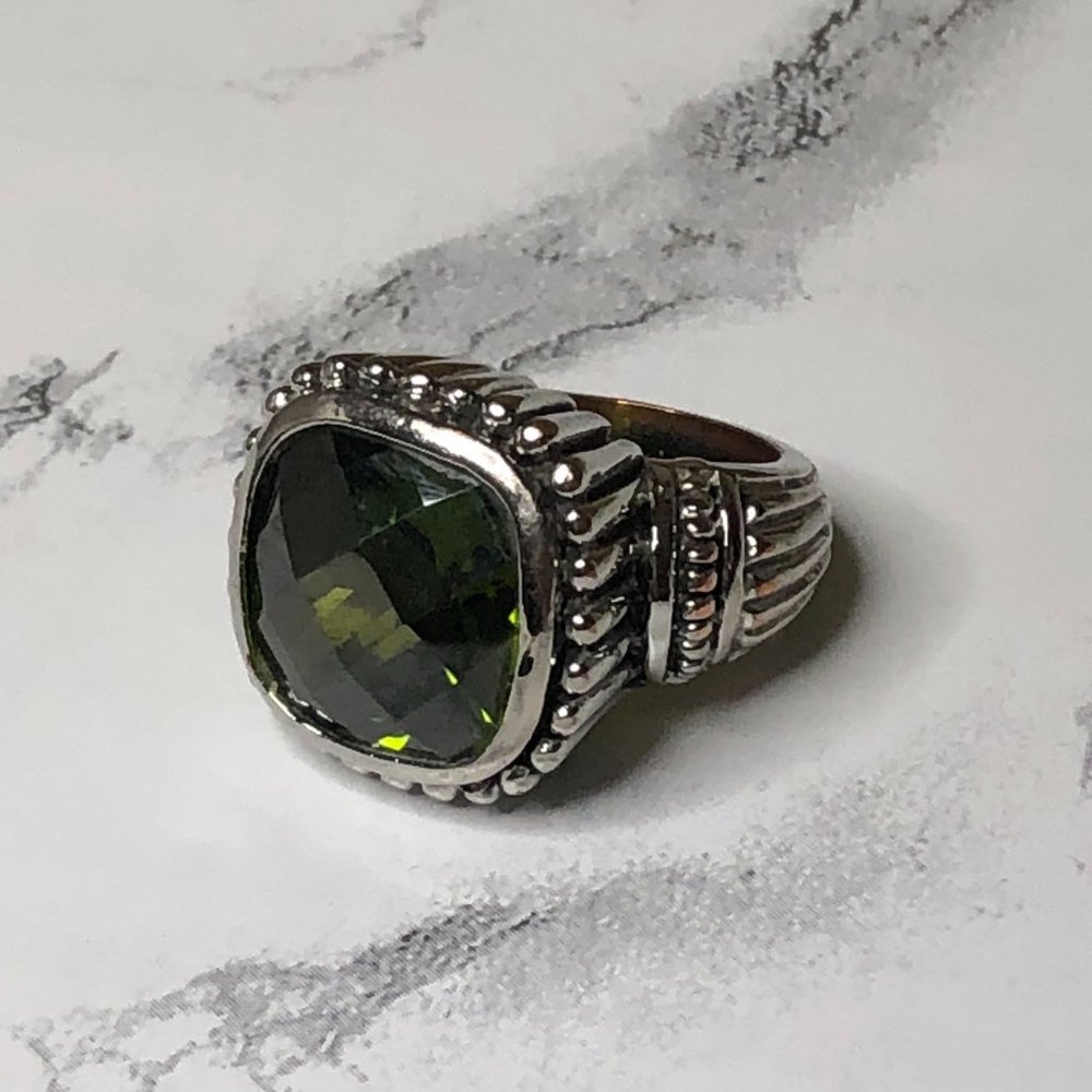 Premier Green Stone Ring